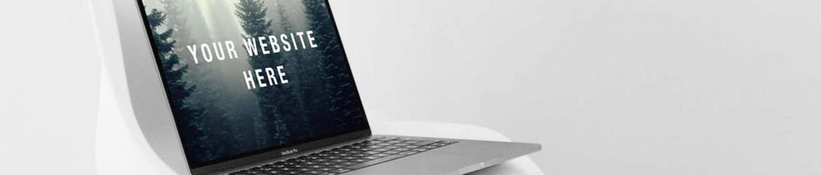 Free MacBook Pro Mockup on Chair (PSD)