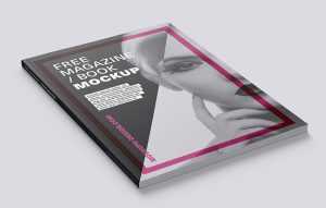 Free magazine mockup