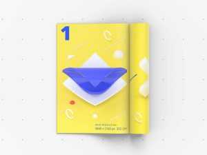 Free Magazine Mockup (PSD)