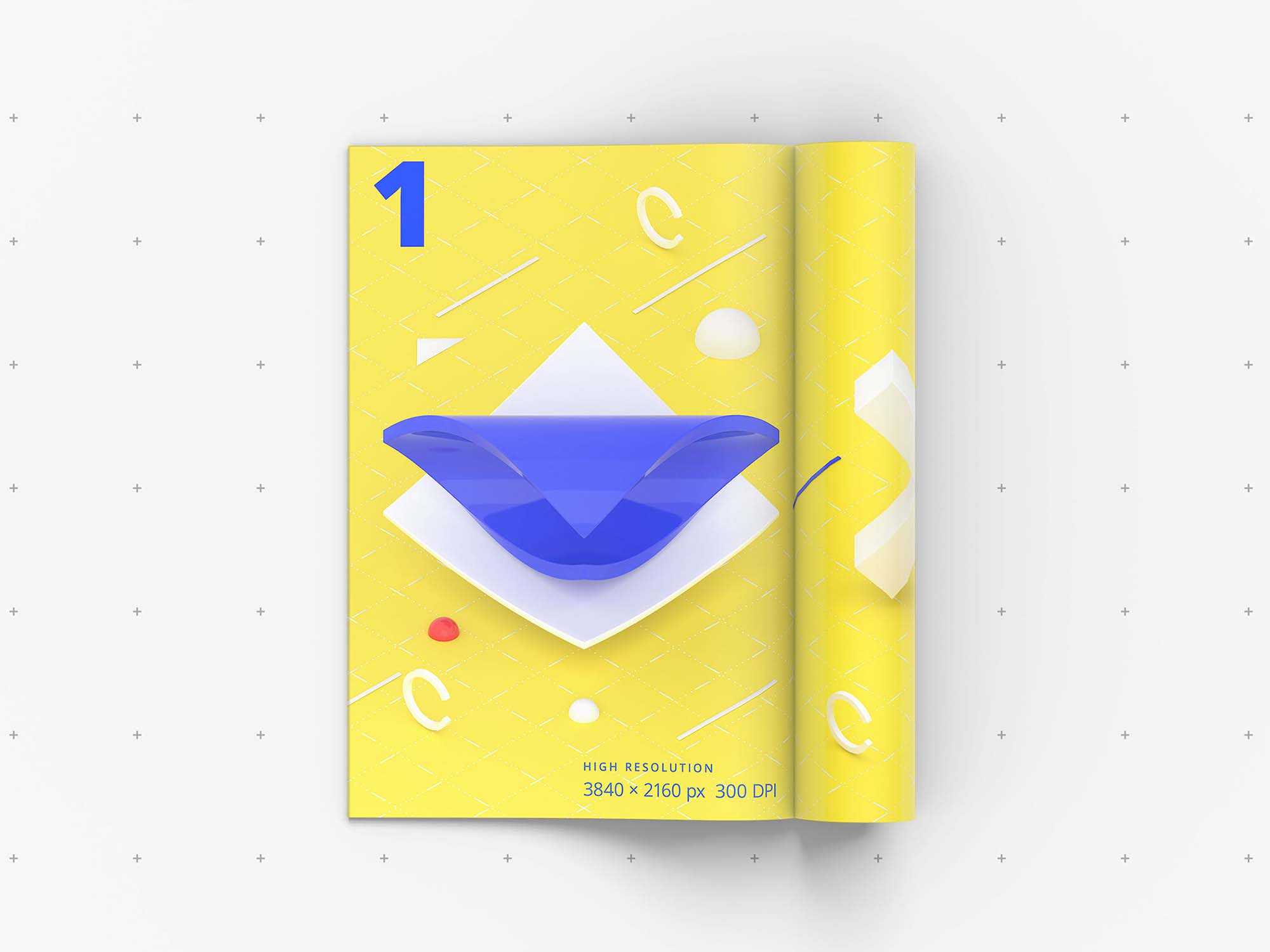 Free Magazine Mockup (PSD)