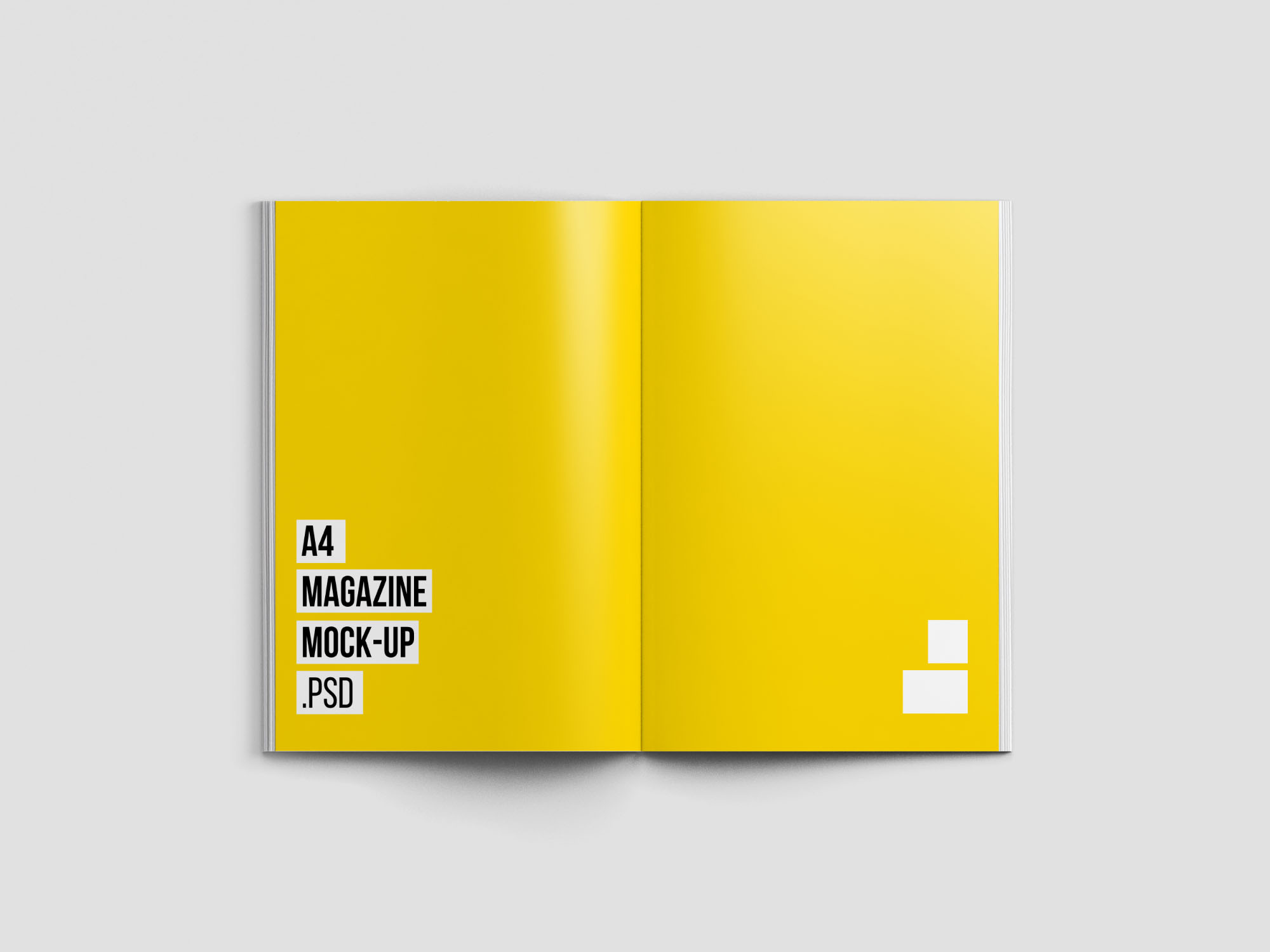 Free Magazine Mockup (PSD)