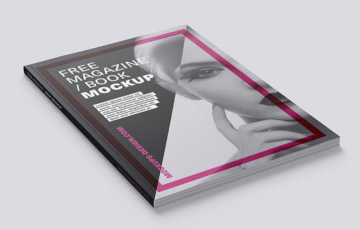 Free magazine mockup