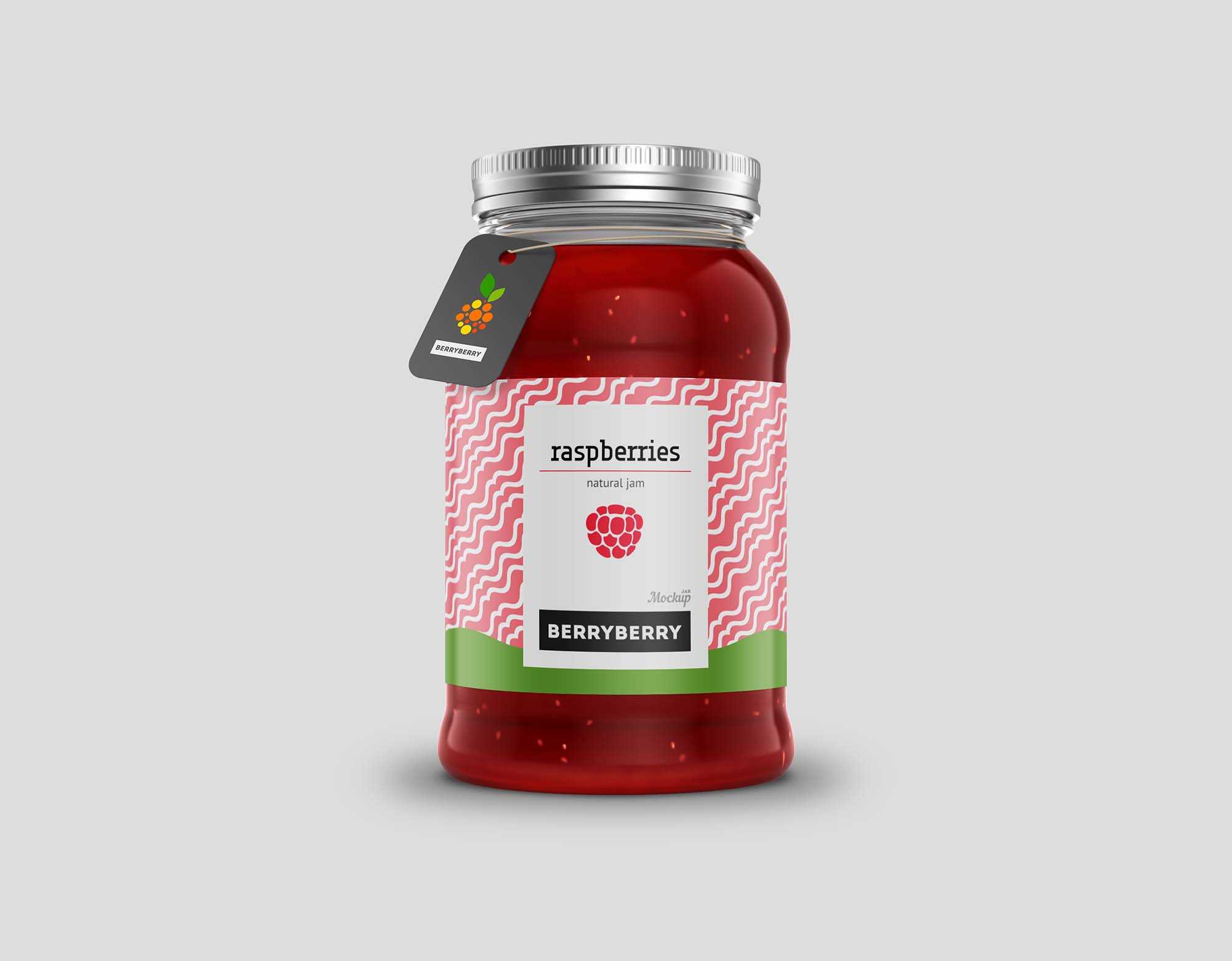 Free Mason Jar Mockup (PSD)