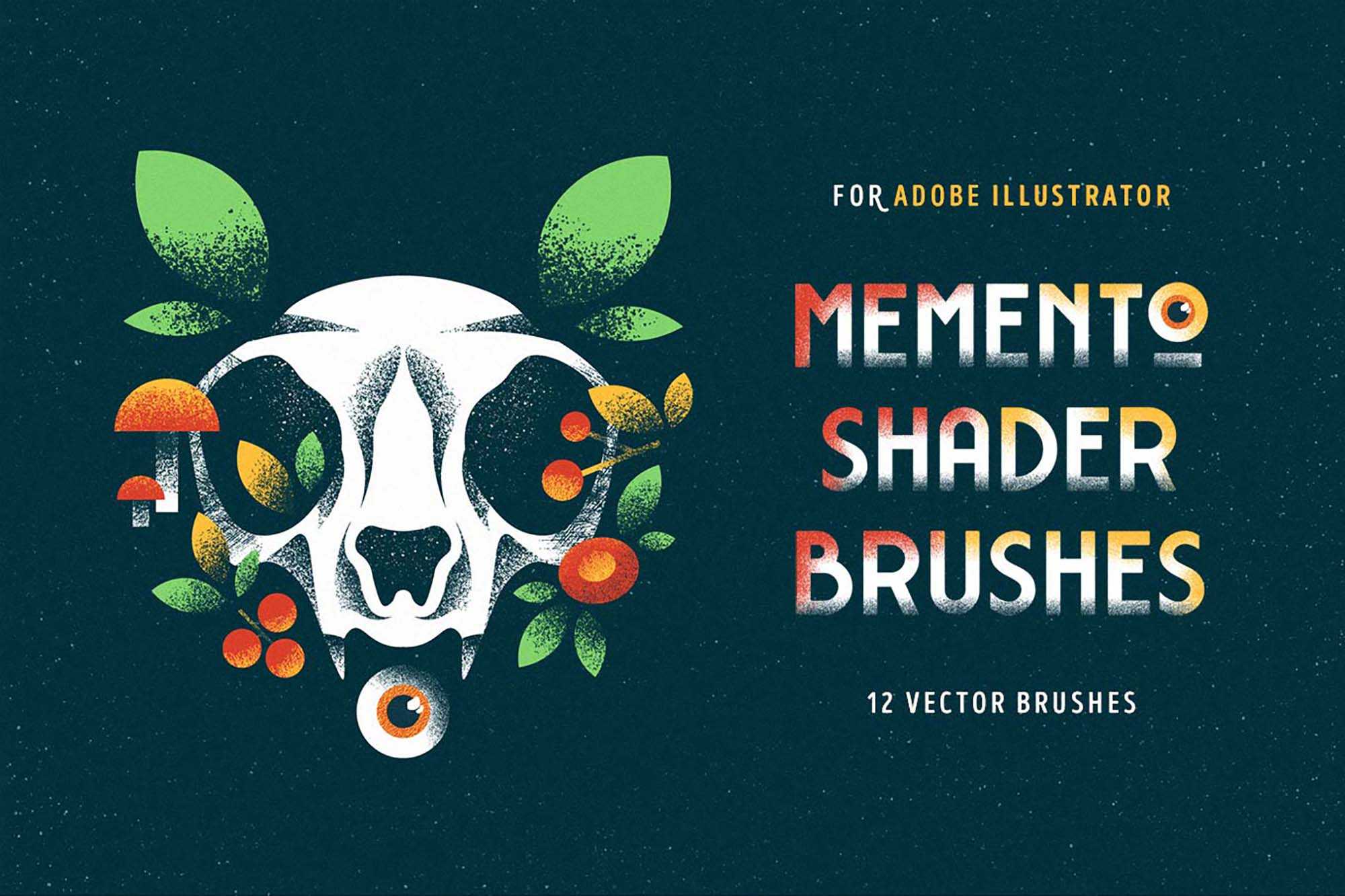 Free Memento Shader Illustrator Brushes (Ai)