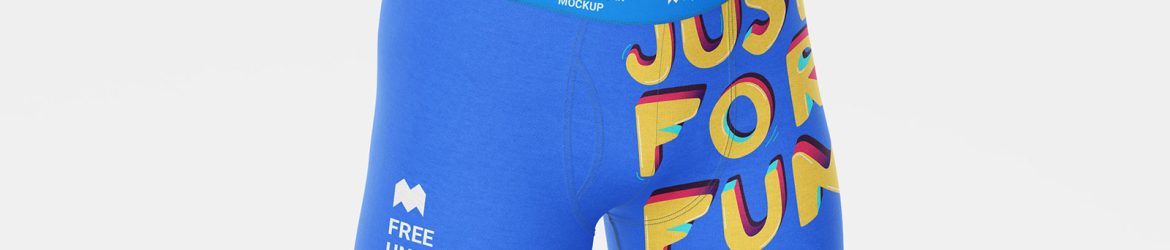 Free mens underwear mockup