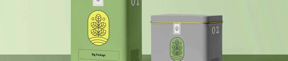 Free Metal Box Mockups (PSD)