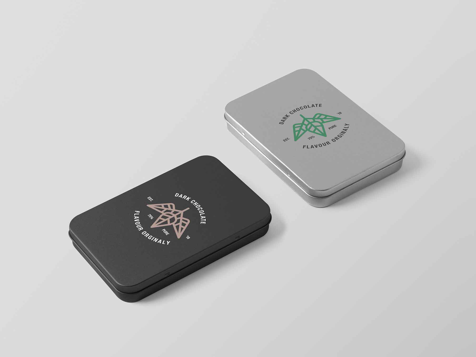 Free Metal Boxes Mockup (PSD)