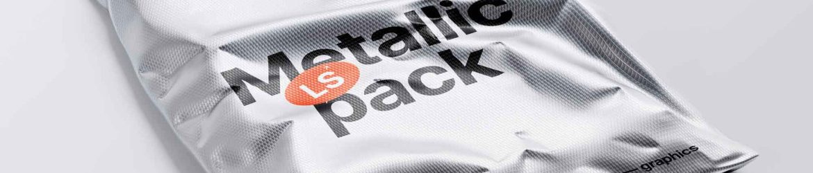 Free Metallic Package Mockup (PSD)