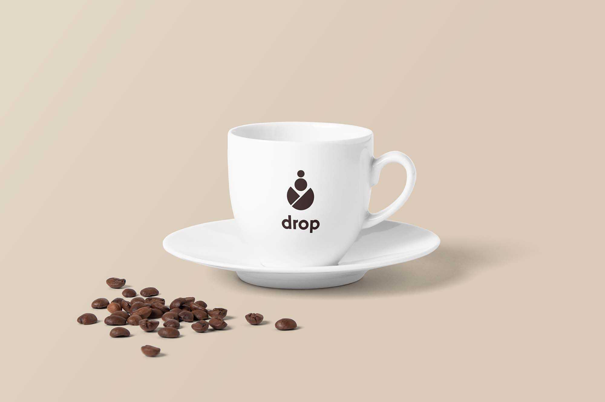 Free Mini Coffee Cup Mockup (PSD)