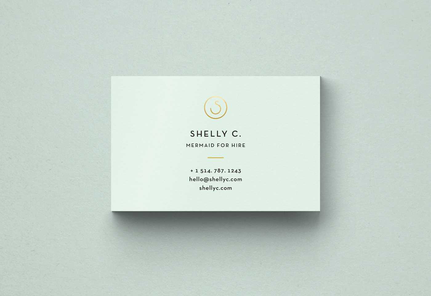 Free Minimal Business Card Template