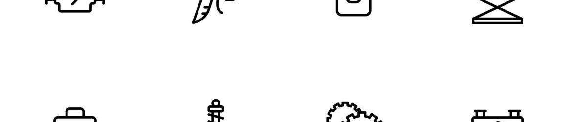 Free Minimal Car Service Icons