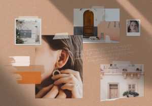 Free Moodboard Mockup (PSD)