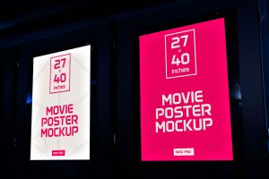 Free Movie Poster Mockup (PSD)