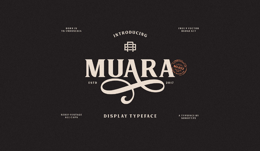 Free Muara Serif Font