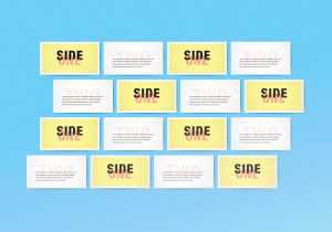 Free Multiple Business Cards Mockup (PSD)
