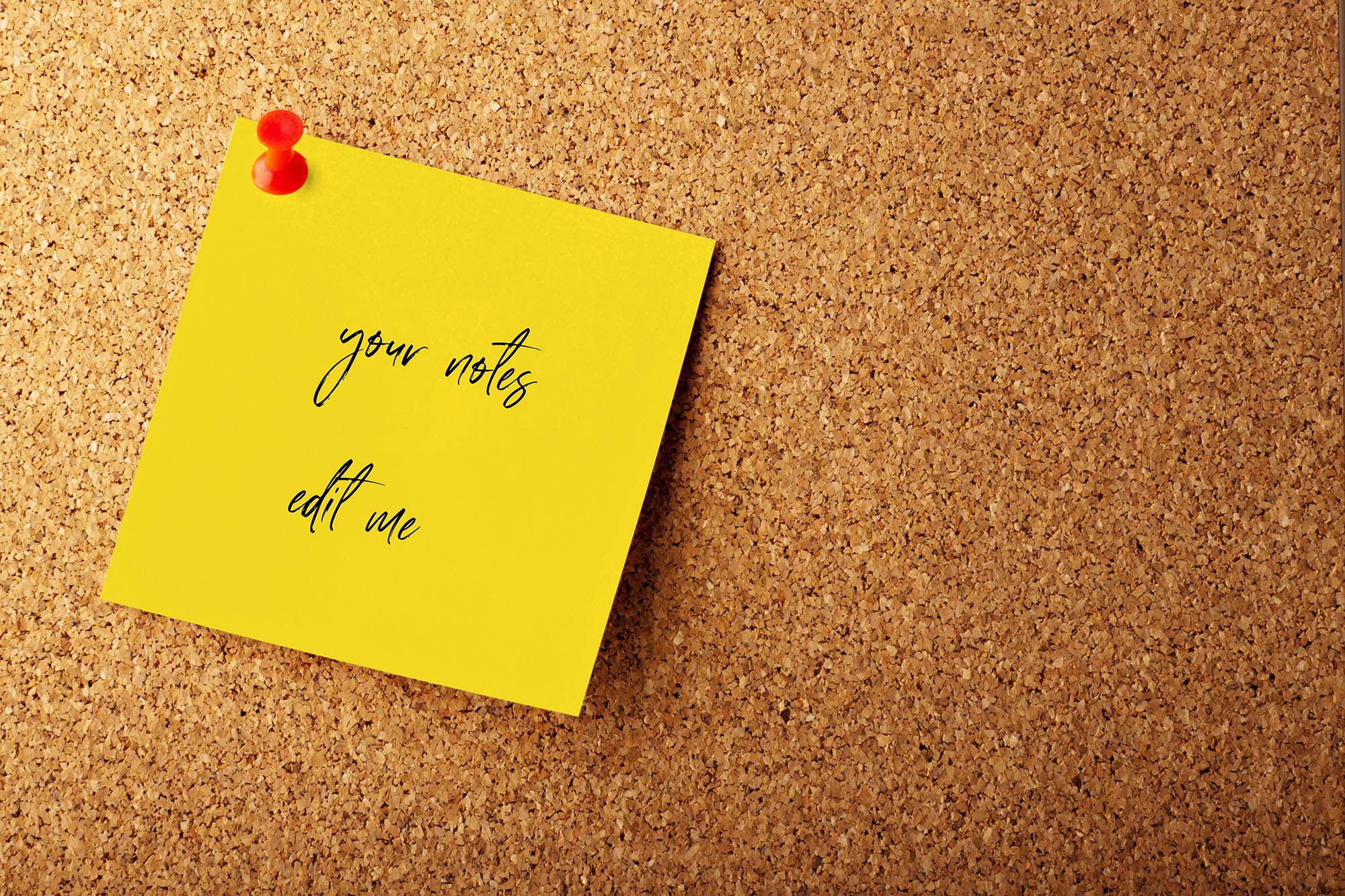 Free Note Block Mockup (PSD)