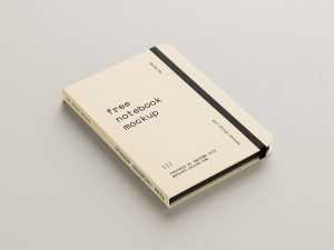 Free notebook mockup