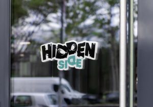 Free Office Gate Sign Mockup (PSD)