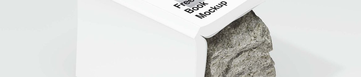 Free Open Book Mockup (PSD)