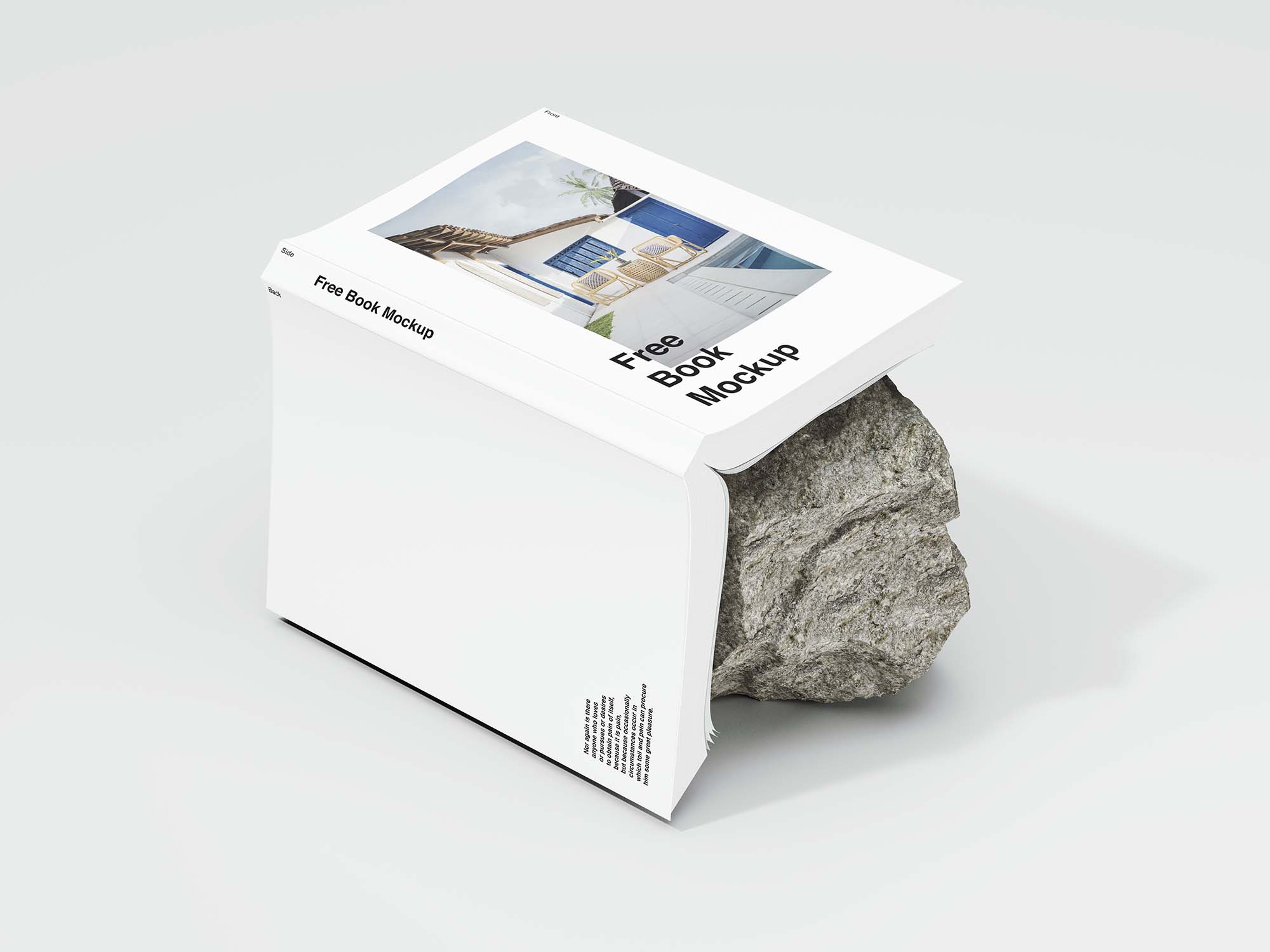 Free Open Book Mockup (PSD)