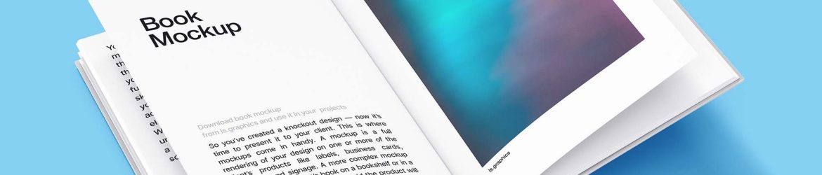 Free Open Hardcover Book Mockup (PSD)