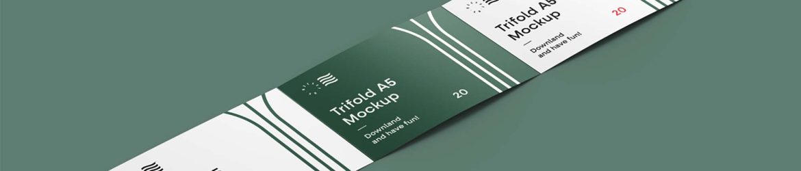 Free Open Landscape Brochure Mockup (PSD)