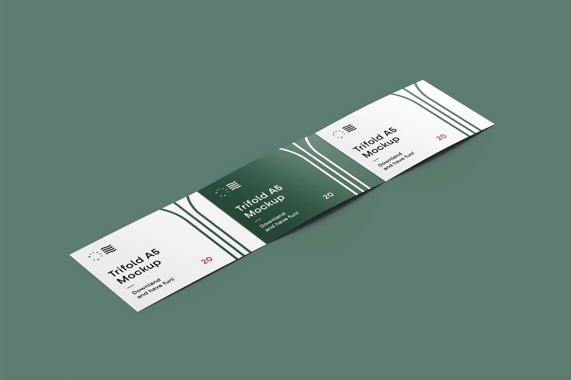 Free Open Landscape Brochure Mockup (PSD)