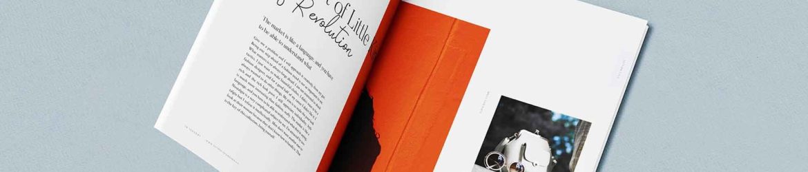 Free Open Perspective Magazine Mockup (PSD)