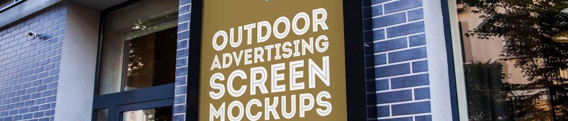 Free Outdoor Advertising Mockup (PSD)