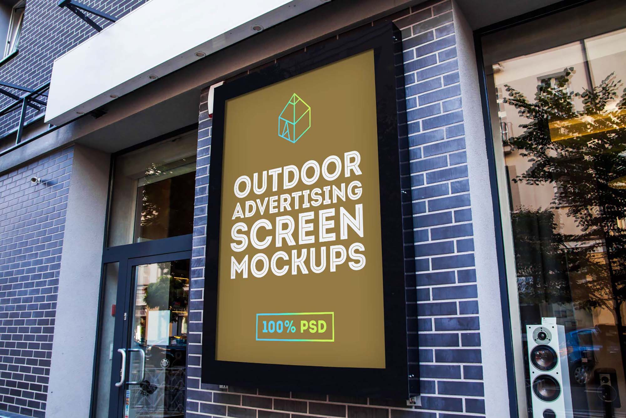 Free Outdoor Advertising Mockup (PSD)