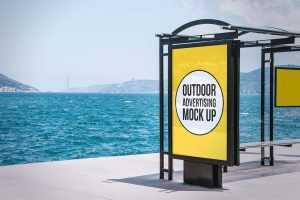 Free Outdoor Advertising Mockups (PSD)