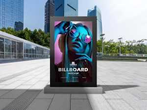 Free Outdoor Office Billboard Mockup (PSD)