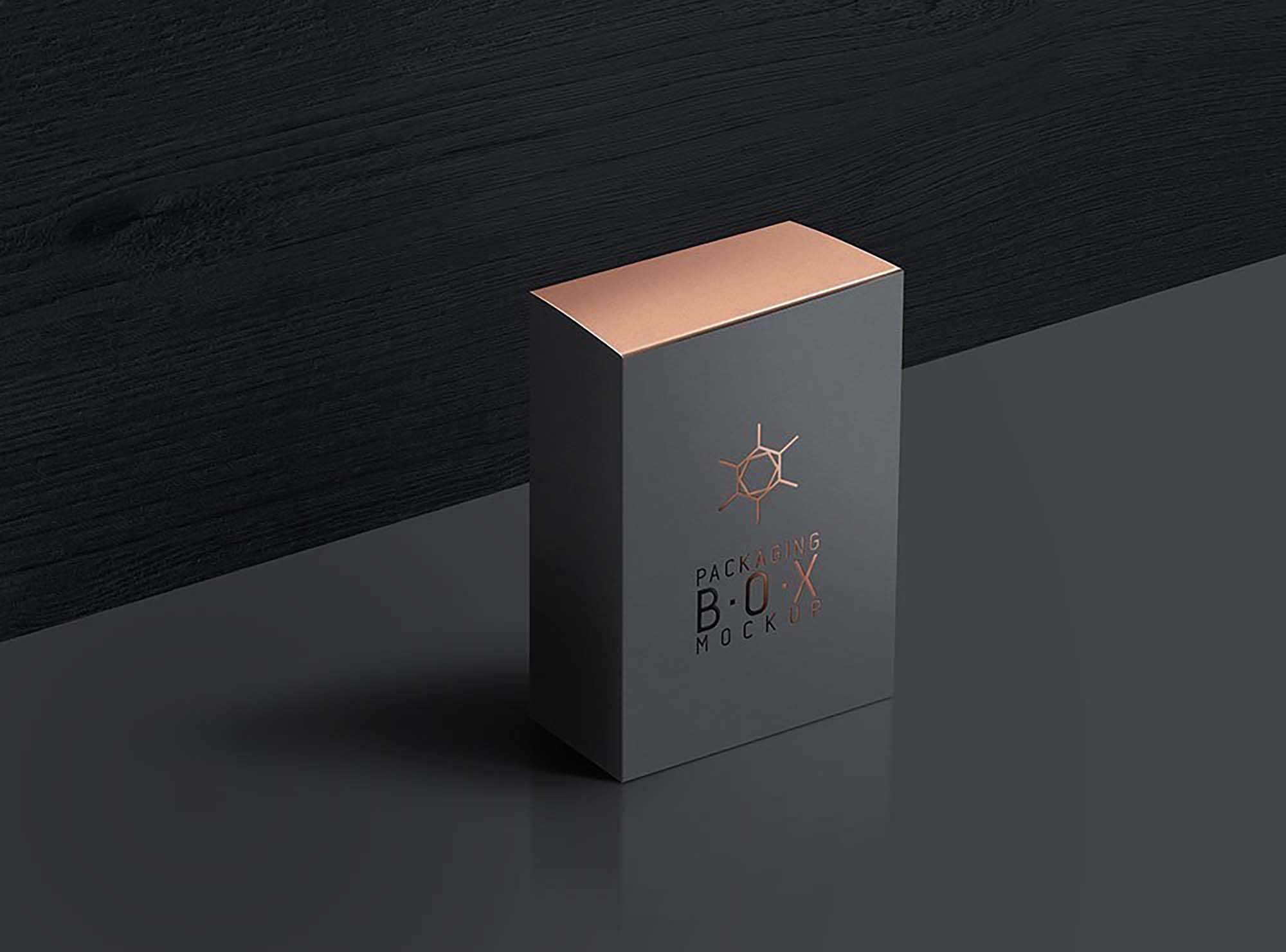 Free Packaging Product Box Mockup (PSD)