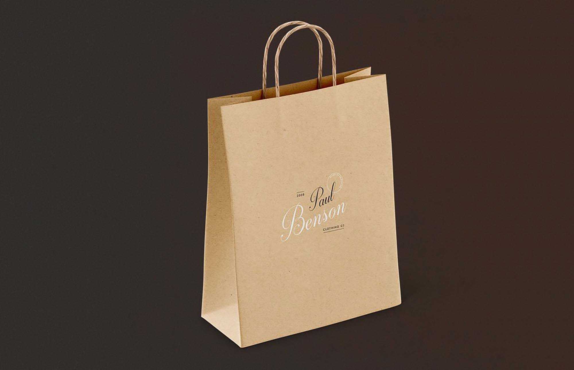 Free Paper Bag Mockup Set (PSD)