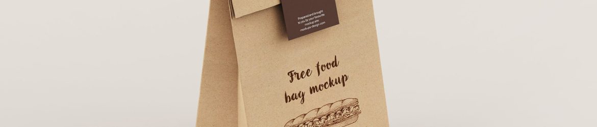 Free paper delivery bag mockup Free paper delivery bag mockup