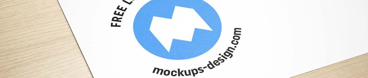 Free Paper Logo Mockup (PSD)