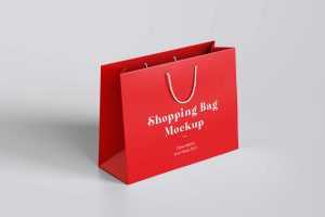 Free Paper Shopping Bag Mockup (PSD)