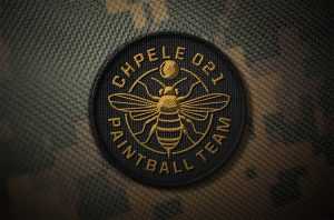 Free Patch Logo Mockup (PSD)