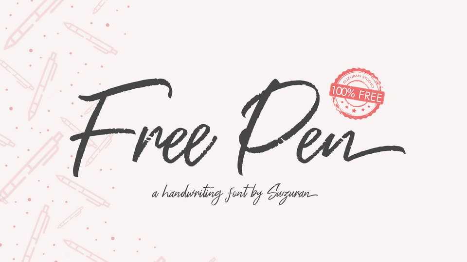 Free Pen Script Font › Fontesk