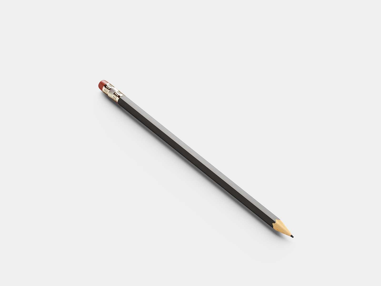 Free pencil mockup