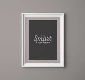 Free Photo Frame Mockup (PSD)
