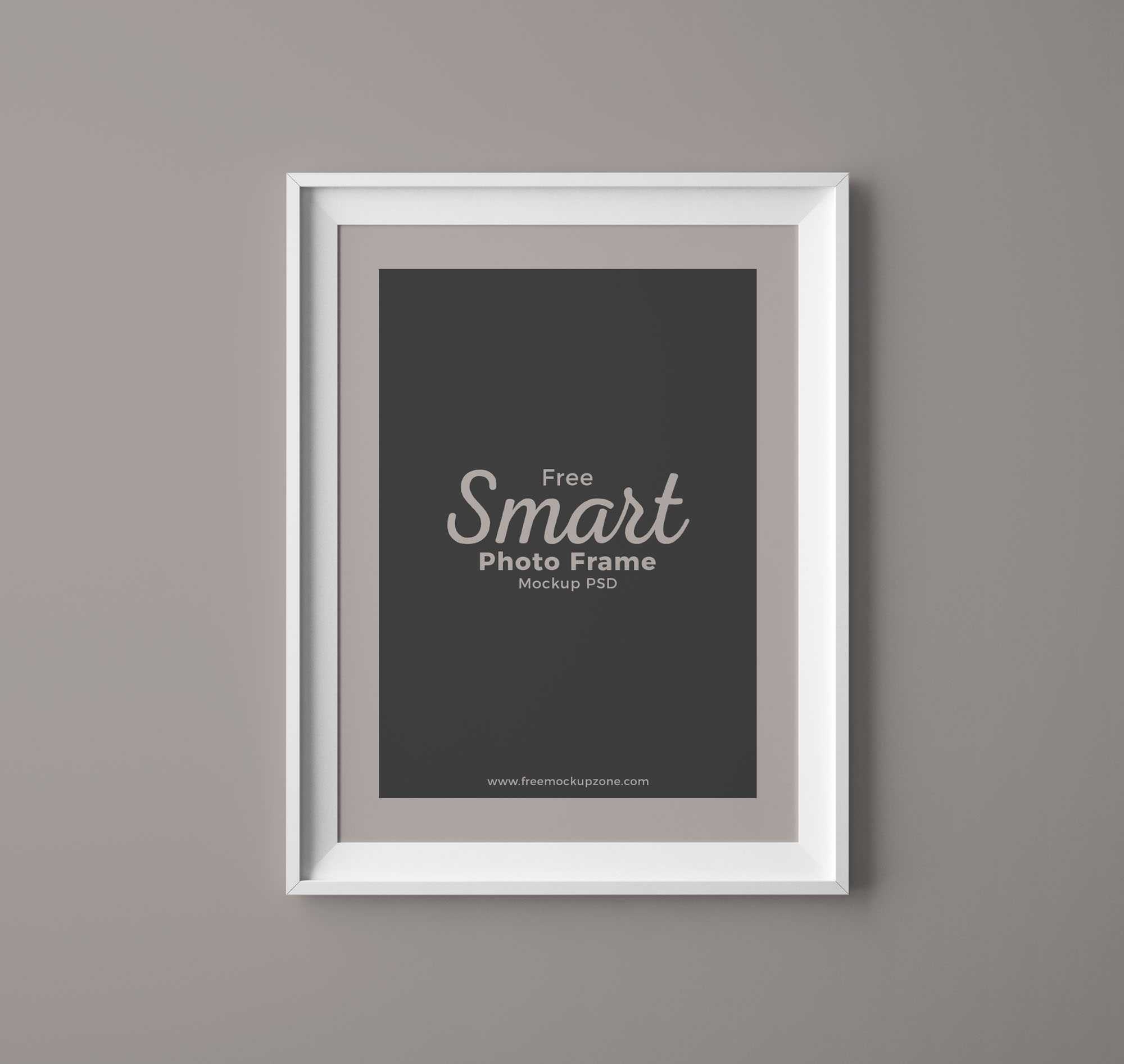 Free Photo Frame Mockup (PSD)