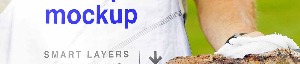 Free Photo-realistic Apron Mockup (PSD)