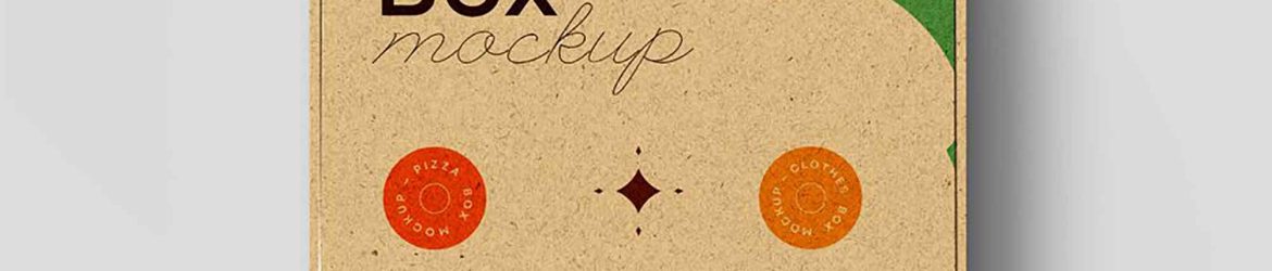 Free Pizza Box Mockup Free Pizza Box Mockup