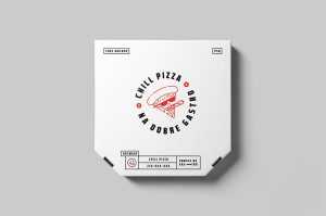 Free Pizza Box Mockup (PSD)