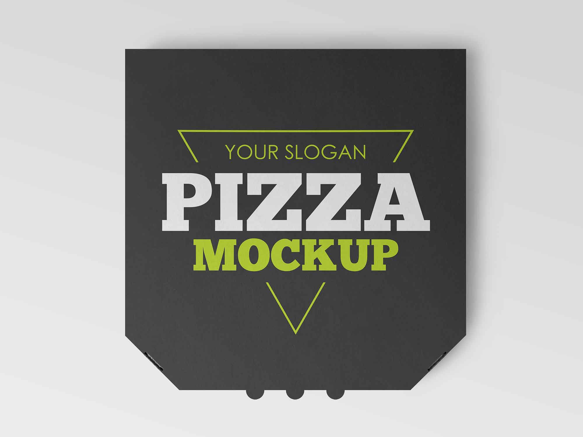 Free Pizza Delivery Box Mockup (PSD)