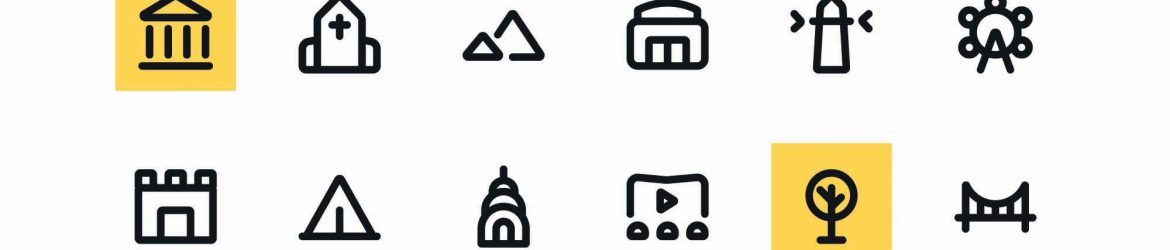 Free Places Vector Icon Pack (SVG)