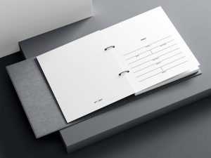 Free Planner Inserts Mockup (PSD)