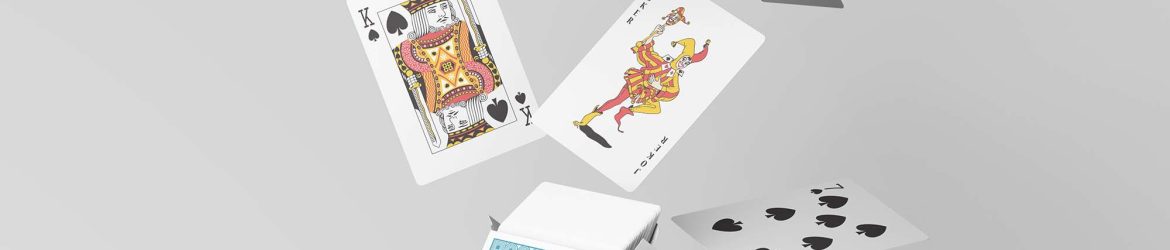 Free Playing Cards with Box Mockup (PSD)