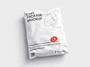 Free Postal Package Mockup (PSD)